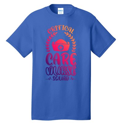 Critical Care Nurse Squad Funny Gift Tall T-Shirt