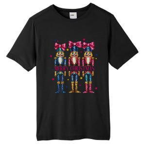 Cute Coquette Nutcracker Squad Merry Christmas Pajama Tall Fusion ChromaSoft Performance T-Shirt