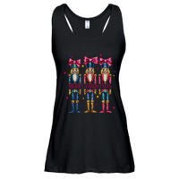 Cute Coquette Nutcracker Squad Merry Christmas Pajama Ladies Essential Flowy Tank