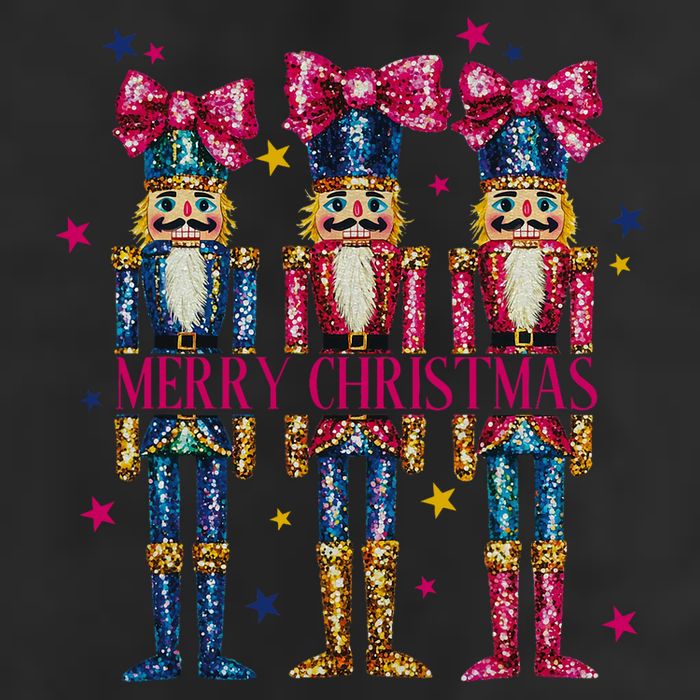 Cute Coquette Nutcracker Squad Merry Christmas Pajama Trucker Hat