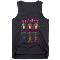 Cute Coquette Nutcracker Squad Merry Christmas Pajama Tank Top