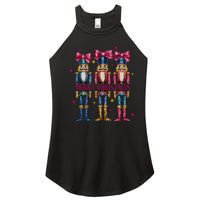 Cute Coquette Nutcracker Squad Merry Christmas Pajama Women's Perfect Tri Rocker Tank