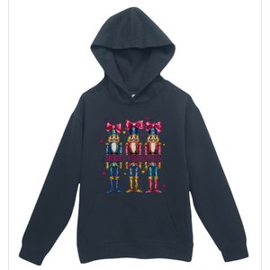 Cute Coquette Nutcracker Squad Merry Christmas Pajama Urban Pullover Hoodie