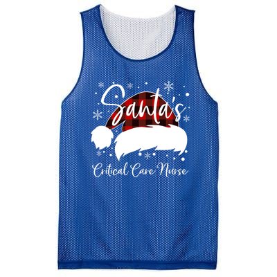 Critical Care Nurse Santas Favorite Nurse Team Nurse Elf Gift Mesh Reversible Basketball Jersey Tank