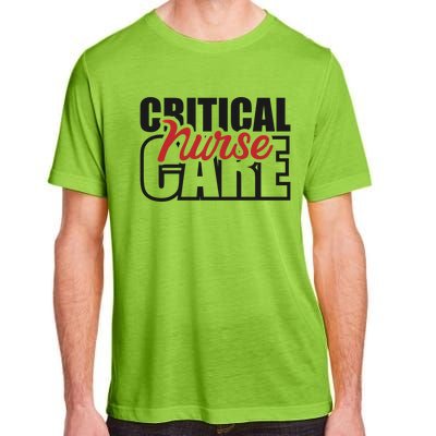 Critical Care Nurse Gift Adult ChromaSoft Performance T-Shirt