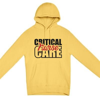 Critical Care Nurse Gift Premium Pullover Hoodie