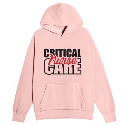 Critical Care Nurse Gift Urban Pullover Hoodie