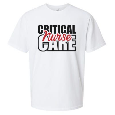 Critical Care Nurse Gift Sueded Cloud Jersey T-Shirt