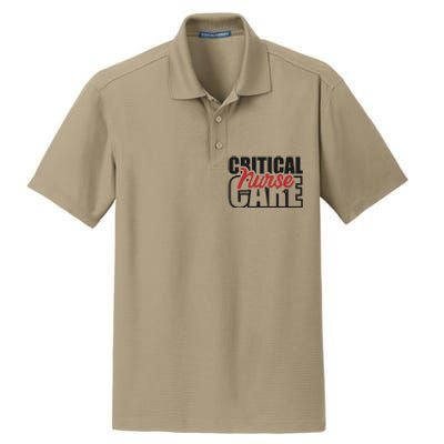 Critical Care Nurse Gift Dry Zone Grid Polo