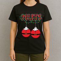 Chestnuts Chest Nuts Christmas Matching Christmas Couples T-Shirt