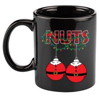 Chestnuts Chest Nuts Christmas Matching Christmas Couples 11oz C Handle Ceramic Mug