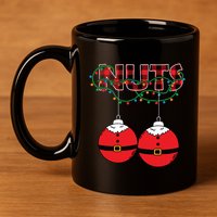 Chestnuts Chest Nuts Christmas Matching Christmas Couples 11oz C Handle Ceramic Mug