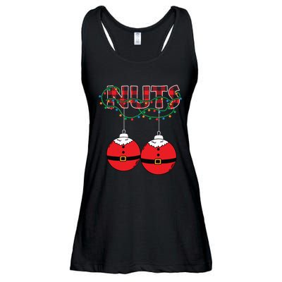 Chestnuts Chest Nuts Christmas Matching Christmas Couples Ladies Essential Flowy Tank