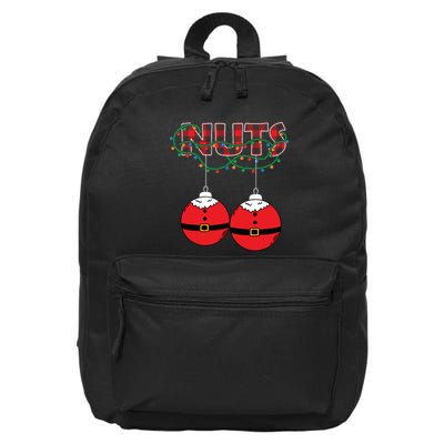 Chestnuts Chest Nuts Christmas Matching Christmas Couples 16 in Basic Backpack
