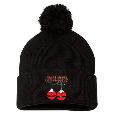 Chestnuts Chest Nuts Christmas Matching Christmas Couples Pom Pom 12in Knit Beanie