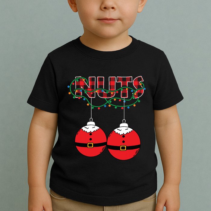 Chestnuts Chest Nuts Christmas Matching Christmas Couples Toddler T-Shirt