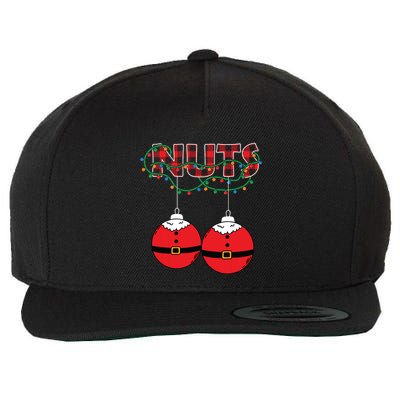 Chestnuts Chest Nuts Christmas Matching Christmas Couples Wool Snapback Cap