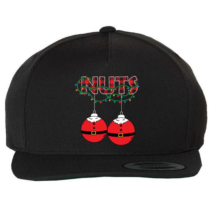 Chestnuts Chest Nuts Christmas Matching Christmas Couples Wool Snapback Cap