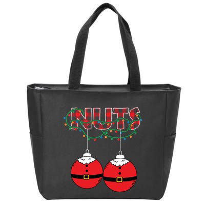 Chestnuts Chest Nuts Christmas Matching Christmas Couples Zip Tote Bag