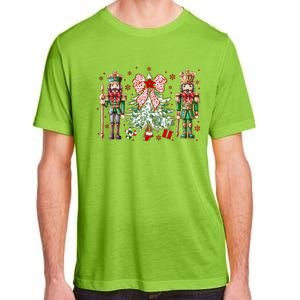 Chinoiserie Christmas Nutcracker Christmas Tree Coquette Bow Adult ChromaSoft Performance T-Shirt