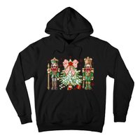 Chinoiserie Christmas Nutcracker Christmas Tree Coquette Bow Hoodie