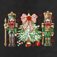 Chinoiserie Christmas Nutcracker Christmas Tree Coquette Bow Trucker Hat