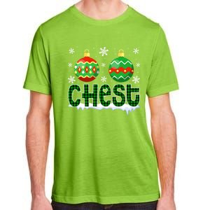 Christmas Chest Nuts Matching Couple Chestnuts Xmas Chest Great Gift Adult ChromaSoft Performance T-Shirt