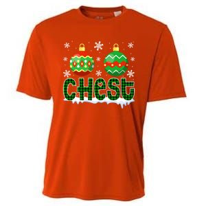 Christmas Chest Nuts Matching Couple Chestnuts Xmas Chest Great Gift Cooling Performance Crew T-Shirt