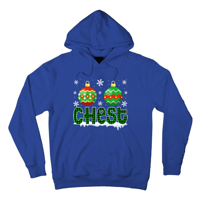 Christmas Chest Nuts Matching Couple Chestnuts Xmas Chest Great Gift Hoodie