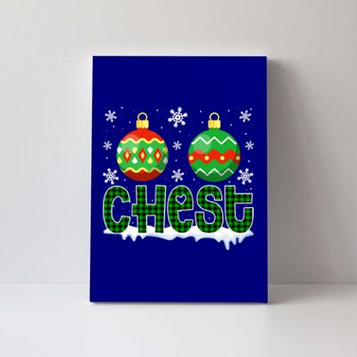 Christmas Chest Nuts Matching Couple Chestnuts Xmas Chest Great Gift Canvas