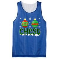 Christmas Chest Nuts Matching Couple Chestnuts Xmas Chest Great Gift Mesh Reversible Basketball Jersey Tank