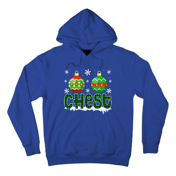 Christmas Chest Nuts Matching Couple Chestnuts Xmas Chest Great Gift Tall Hoodie