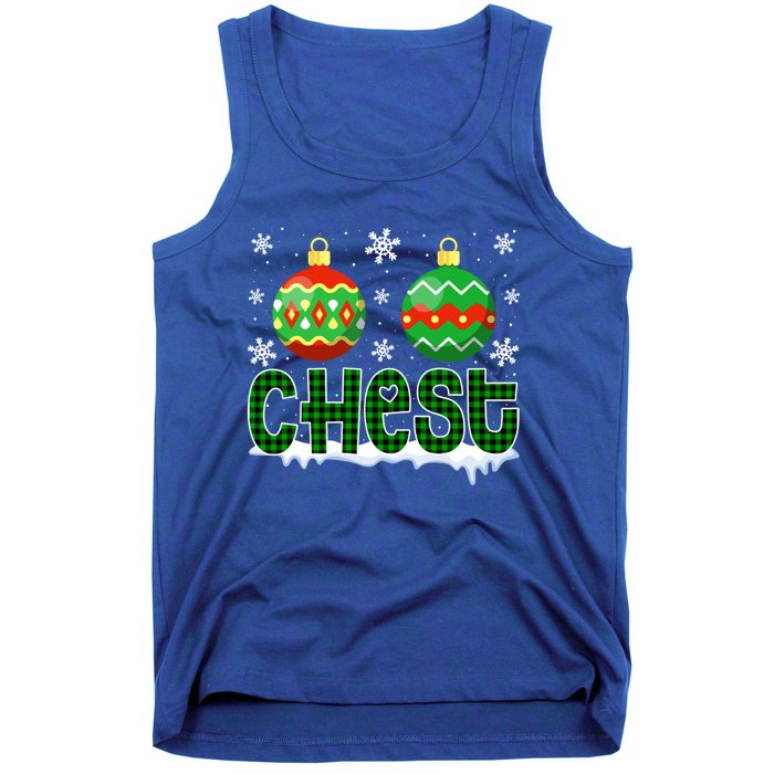 Christmas Chest Nuts Matching Couple Chestnuts Xmas Chest Great Gift Tank Top