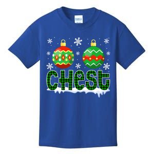 Christmas Chest Nuts Matching Couple Chestnuts Xmas Chest Great Gift Kids T-Shirt