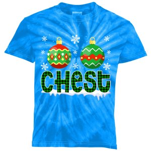 Christmas Chest Nuts Matching Couple Chestnuts Xmas Chest Great Gift Kids Tie-Dye T-Shirt