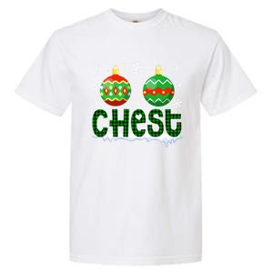 Christmas Chest Nuts Matching Couple Chestnuts Xmas Chest Great Gift Garment-Dyed Heavyweight T-Shirt