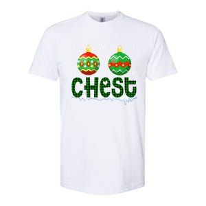 Christmas Chest Nuts Matching Couple Chestnuts Xmas Chest Great Gift Softstyle CVC T-Shirt