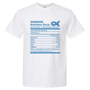 Colon Cancer Nutrition Facts Funny Colon Cancer Awareness Gift Garment-Dyed Heavyweight T-Shirt