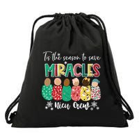 Christian Christmas Nativity Jesus Love Came Down Drawstring Bag