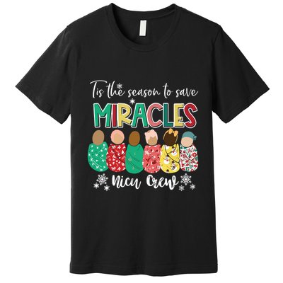 Christian Christmas Nativity Jesus Love Came Down Premium T-Shirt