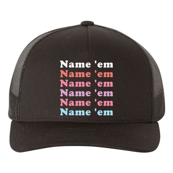 Chris Colfer Name ’Em Name ’Em Yupoong Adult 5-Panel Trucker Hat