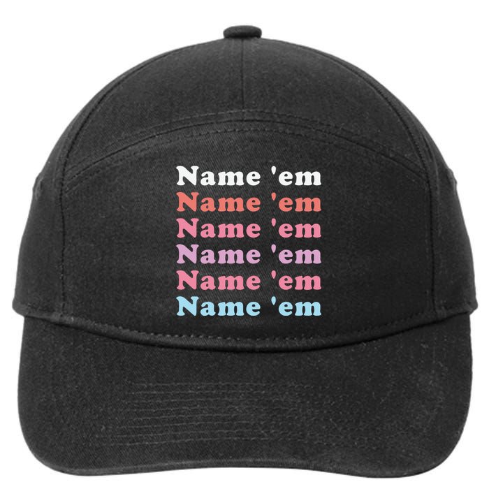 Chris Colfer Name ’Em Name ’Em 7-Panel Snapback Hat