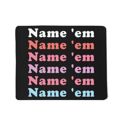 Chris Colfer Name ’Em Name ’Em Mousepad