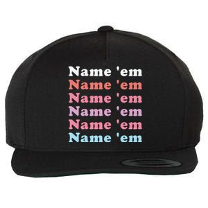 Chris Colfer Name ’Em Name ’Em Wool Snapback Cap