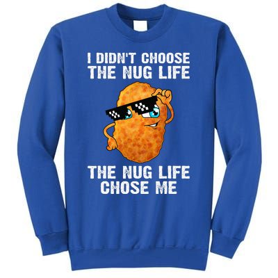 Cool Chicken Nugget Chicken Lover Nuggets Tall Sweatshirt