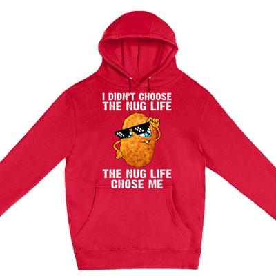 Cool Chicken Nugget Chicken Lover Nuggets Premium Pullover Hoodie