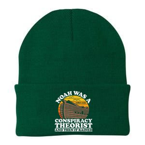 Conservative Christian Noah Was A Conspiracy Theorist Knit Cap Winter Beanie