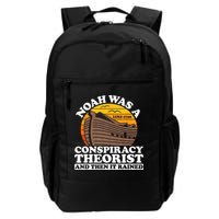 Conservative Christian Noah Was A Conspiracy Theorist Backpack