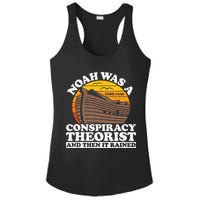 Conservative Christian Noah Was A Conspiracy Theorist Ladies PosiCharge Competitor Racerback Tank