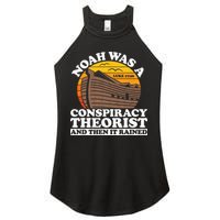 Conservative Christian Noah Was A Conspiracy Theorist Women's Perfect Tri Rocker Tank